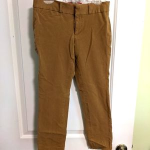 J Crew women's Sloan Fit khaki pants size 00P